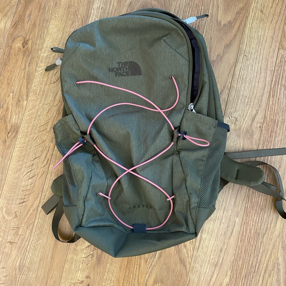 The north face backpack.